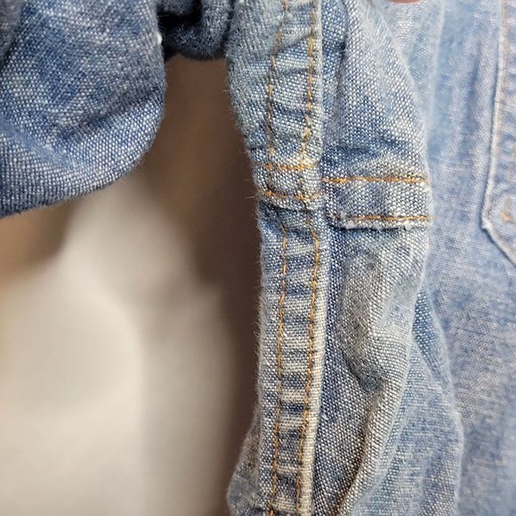 Levis Orange Tab Bell Bottoms 696 Light Weight 1975 Talon Zipper 12 Button - Picture 11 of 14